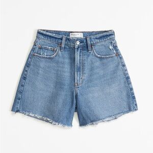 Abercrombie Curve Love High Rise Dad Shorts